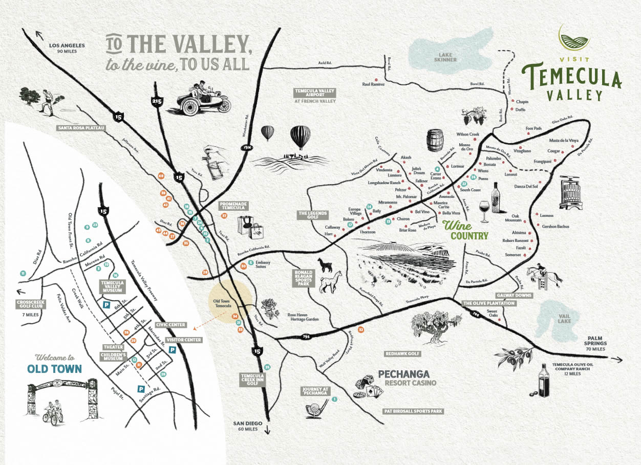 temecula wine country map